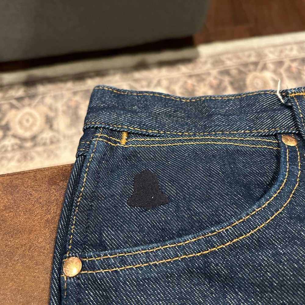 Wrangler Dark Blue Straight Jeans - Picture 4 of 5